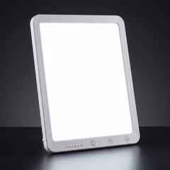 Lampe lumière du jour 10 000 lux LED, 3 teintes, minuterie 10 à 60 min, blanche