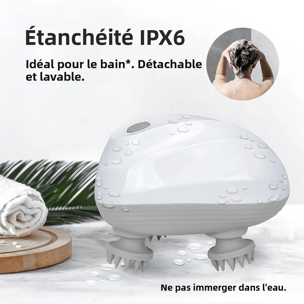 Sous la douche, le shampoing devient un moment
